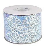 ASDFDG Weihnachtsband 25yards / Rolle 75mm Gold-Filmserie Paillette Scribble Sequin-Band for Geschenkverpackung DIY Fertigkeit-Haar-Bogen-Hochzeit Weihnachtsdekoration Für Geschenkverpackung, Partydek