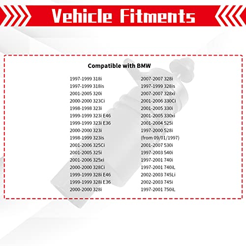 Otuayauto 67128362154 Windshield Washer Pump - Replacement For Bmw 328I E46 325I M3 M5 X3 X5 Z3 Z4 Z8 With Grommet #TOP1