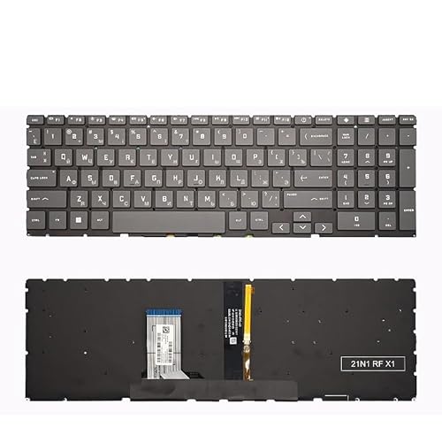 HP Victus 15-FA -FB 16T-D -D000 16-R -S -E -D -D0013dx -D0030 Q264 Q278 16T TPN-Q263 -C169 pL[{[h(RU Grey Org Backlit)