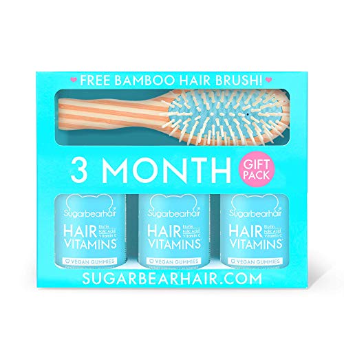 SugarBearHair Vitamins (3 Month Gift Pack Free Brush)