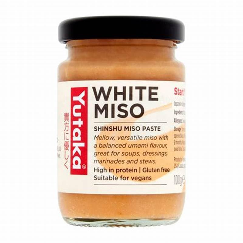 Miso Paste 100g by Yutaka - Traditional Fermented Soybean Paste for Soups, Marinades, Dressings, Stir-Fries, and Broths, Rich Umami Flavour for Japanese Cooking, Ramen, and Asian Dishes