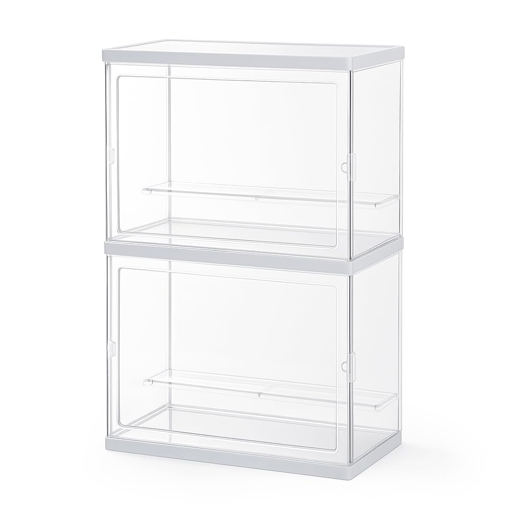 Acrylic Display Case Dustproof Transparent Assemble Storage Showcase Collection Acrylic Cube for Toy Dolls Souvenirs Models