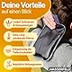 WASSERFELD® Moorkissen für Mikrowelle - Hochwertiges Wärmekissen Mikrowelle inkl. Bezug - Therapeutisches Moorkissen für Nacken, Schulter, Rücken & Bauch - Moor Wärmekissen gegen Verspannungen