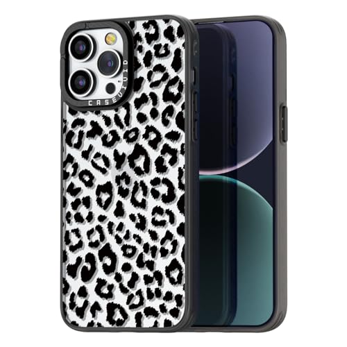 Coque iPhone 13 Pro esthétique mignonne - Protection téléphone léopard fille