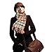 ADAMANT 100% Reines Kaschmir, Herren/Damen-Unisex- Schal - superweich - 180cm lang - STANDARDMAß - EINFARBIG oder KARIERT -feines Flaumhaar - Karo Camel