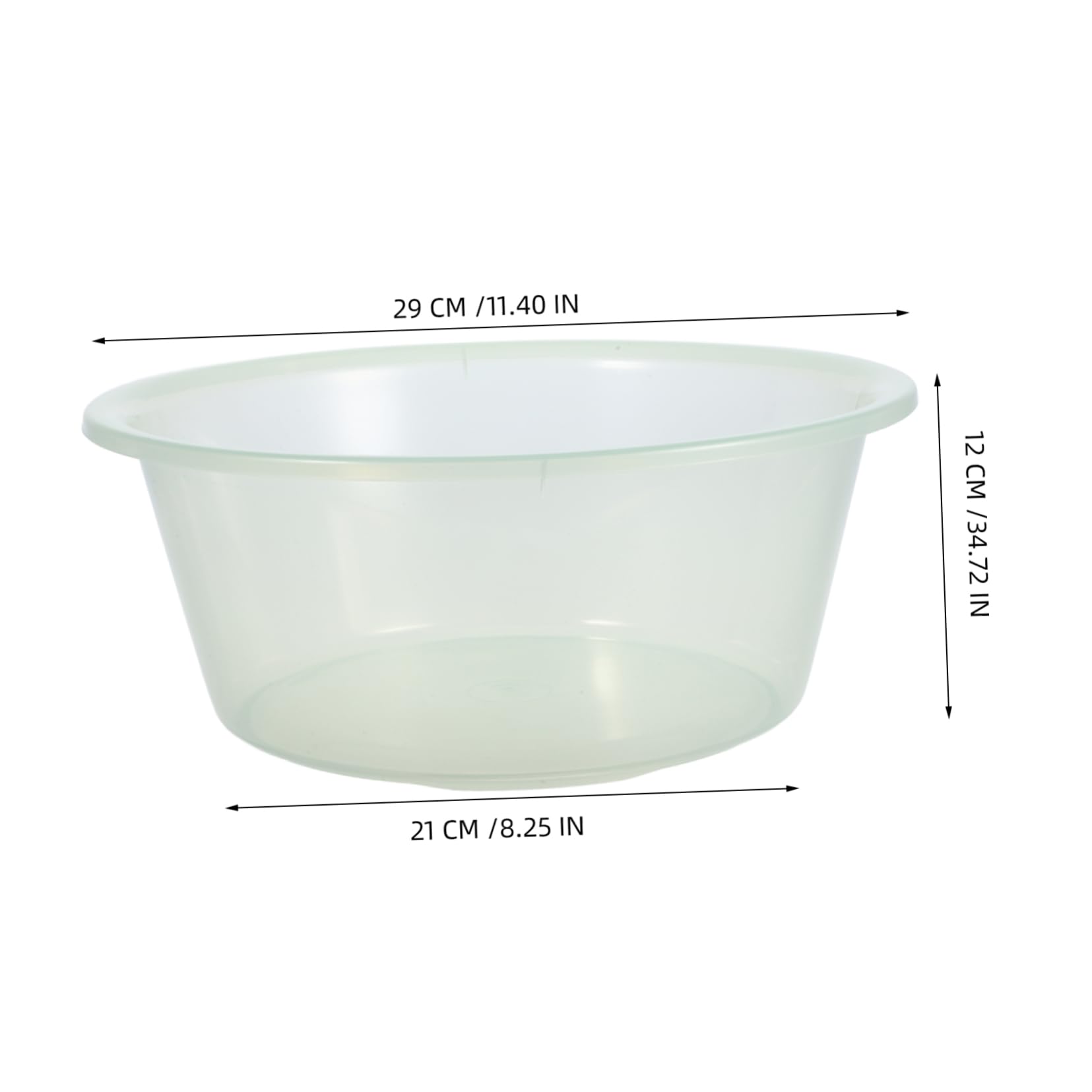 PRETYZOOM Modern Wash Basin Plastic Foot Bath Safe for Children Portable Camping Dish Pan Kitchen Laundry