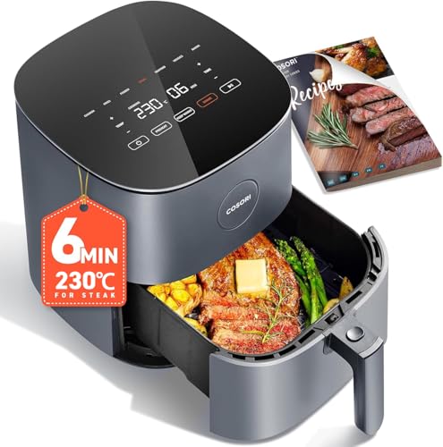 COSORI Air Fryer 9 Programmes,Capacité Compacte 4.7L, Pour Les Am...