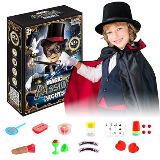 ZesGlyxyr Juego de Magia -Más de 90 Trucos de Magia para Niños,Coffret Magie Enfant con Varita Mágica e Instrucciones, Regalo Ideal para Niños, Niñas, Niños Pequeños, Principiantes -B | Ya disponible en tu tienda friki favorita! En mundofriki.es!