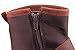 OSSTONE Moto Boots for Men Fashion Zipper-up Leather Chukka Boots Casual Shoes 5008-1-A-10.5 Brown