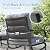 Sophia & William Patio Furniture Sets with 45" Gas Fire Pit Table Outdoor Metal Conversation Sets for 5, 2 x Swivel Cushioned Patio Sofa Chairs, 1 x 3-Seat Sofa 4 Pieces for Lawn Backyard Grey