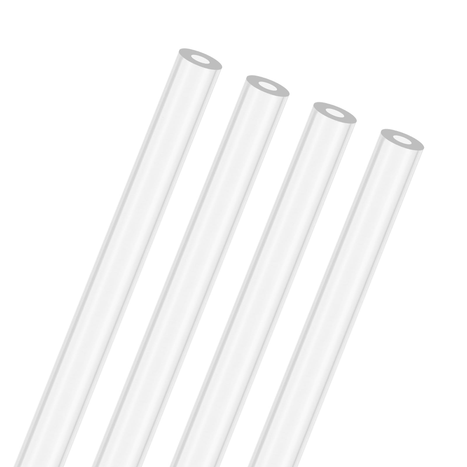 M METERXITY 4Pcs Tubo Rígido De Acrílico Transparente 3mm DI x 7mm DE 305mm