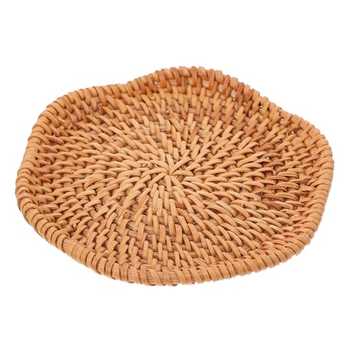 iplusmile Rattan Tassenuntersetzer 9,5cm mit Wärmeschutz und...
