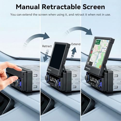 Radio para auto UNITOPSCI con pantalla táctil 7 pulg miniatura 4