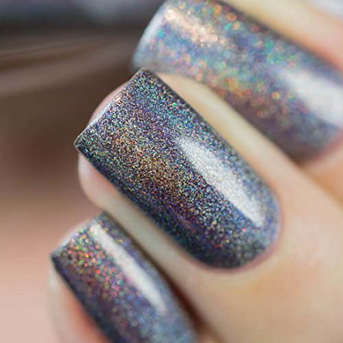 Image of ILNP Sticks And Stones - Gauntlet Grey Ultra Holographic Nail Polish