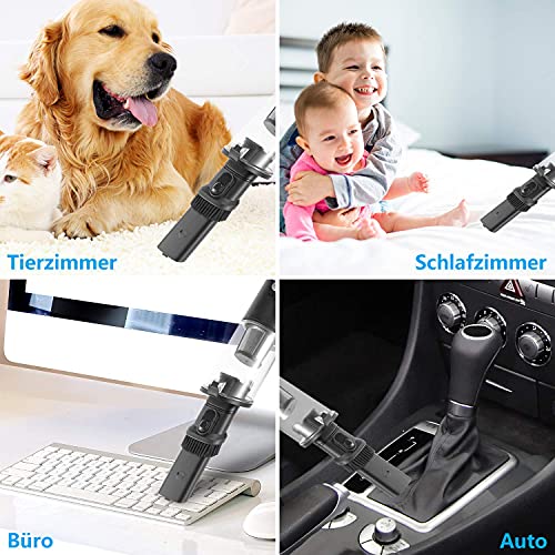 Handstaubsauger, Tragbar Autostaubsauger Akkustaubsauger Wiederaufladbar, Trocken Kabellos Handsauger Klein & Mini… - Image 7