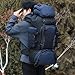 Xoeryoy Camping Rucksack, 90L Waterproof Hiking Backpack with Multi-Pocket, Breathable Backpack with Adjustable Chest Buckle and Strap for Travelling Camping Trekking Outdoor