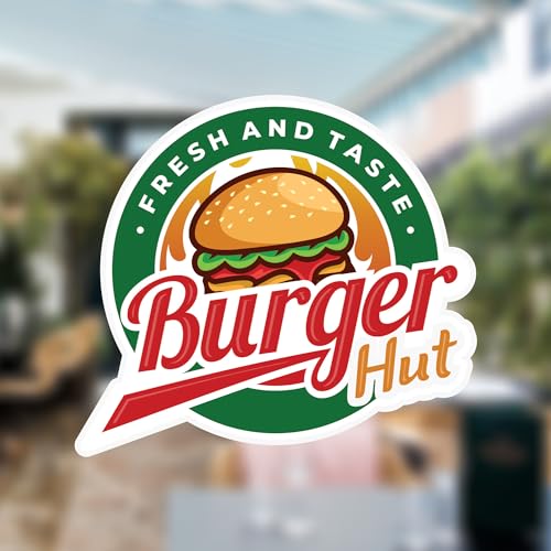 Custom Static Window Cling Vinyl Sticker - Personalized Window Decal Clear And White Vinyl - Removable, Repositionable Waterproof Sign (6 Inches, White Vinyl Cling)