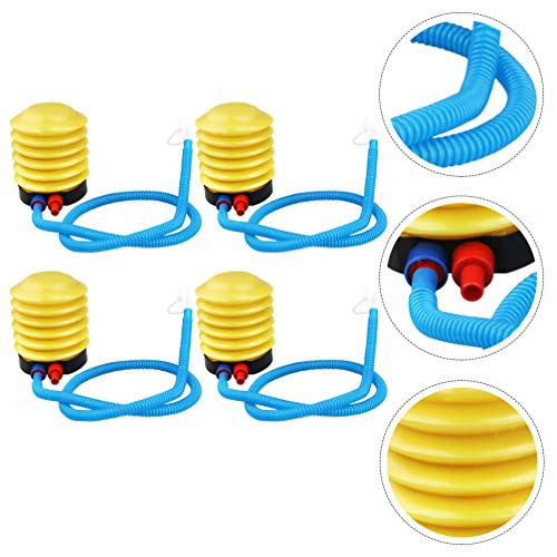EXCEART 4Pcs Bomba de PÃ© Fole PÃ© Bomba Manual de Bomba de Ar para Cama InflÃ¡vel Brinquedos de Nat