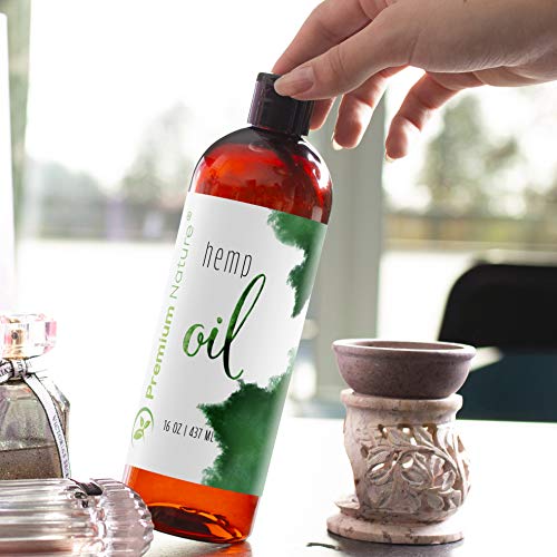 Organic Hemp Seed Carrier Oil - Pure Hemp Oil Organic Cold Pressed Unrefined Massage Oil, Carrier Oil for Essential Oils… - Image 4
