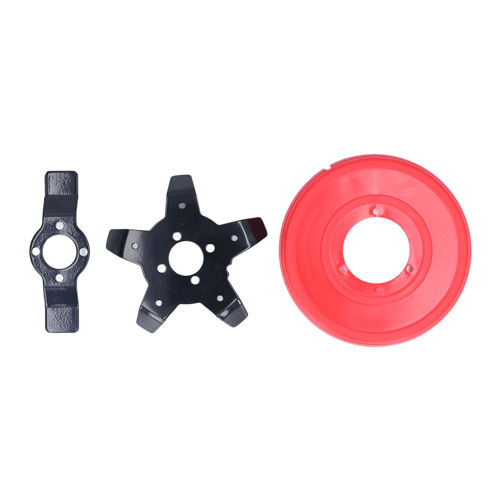flexman Lawn Mower Trimmer Head, Dual Use Weeder Plate, 26mm Center Aperture Weeding Disc, Lawn Mower Cutting Head Replacement for Most Straight Axis Trimmers for Weeding in Paddy and Dry Land