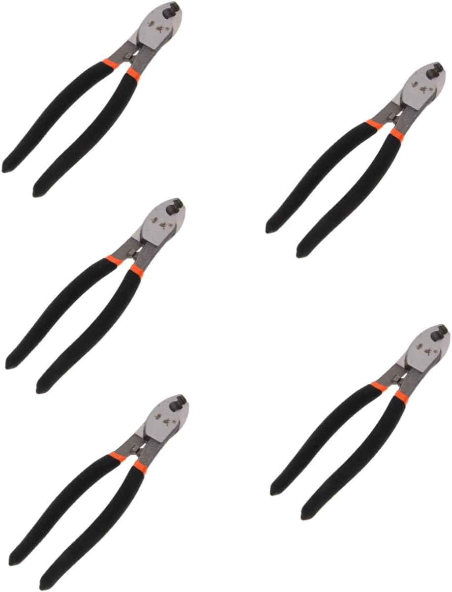 jojofuny 5pcs Wire Stripper Tool for Drill Heavy Duty Electrical Cable Cutting Stripper Wire Pliers Electrician Cutters Cutting Shears