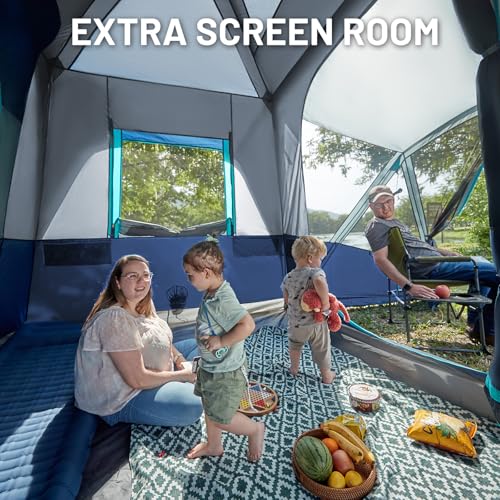 Timber Ridge 5-6 Person Suv Tent With Screen Porch And Awning For Family Camping thumb #1