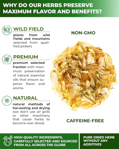 Image of 50 Bags Hop Tea Hops Herb Dried Hops Flowers Herbal Tea (Humulus Lupulus) - 50 Count 1.5g Bags Hoptea Lupulo Entero