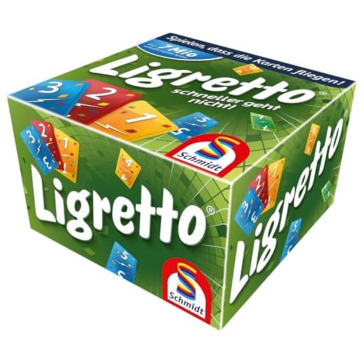 Schmidt Spiele 01201 - Ligretto grün, Kartenspiel