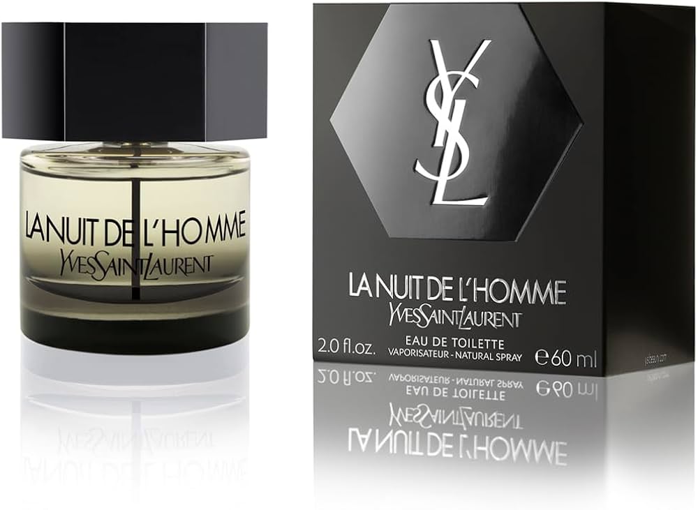 YSL La Nuit De L’Homme 60ml ラニュイドロム Ysl La Nuit L Homme Edt 60 Ml, Yves Saint Laurent : Amazon.com.br