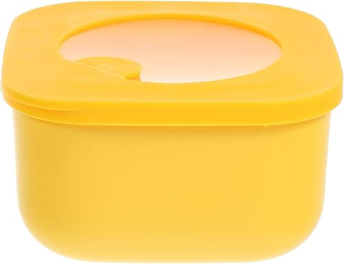 Kichvoe Contenedor de queso rebanado de 4.7 x 3.5 pulgadas para refrigerador, contenedores de almacenamiento de plástico con tapa, bloque de