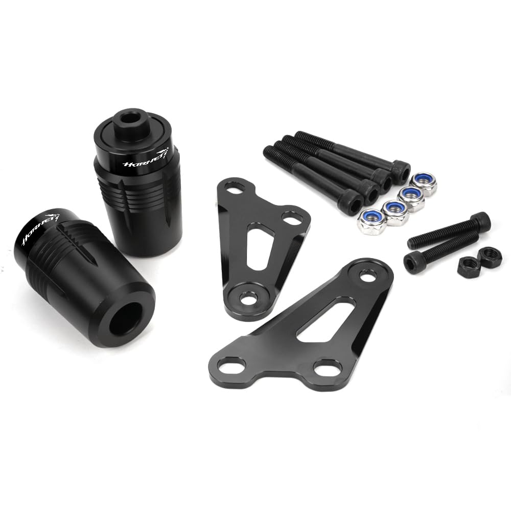 passen für CB 750 CB750 Hornet 2024 CB 1000 CB1000 Hornet SP 2025 CNC Motorrad Rahmen Schieber Crash Protector Pad Fallschutz Hornet 750 1000 sp (Schwarz)