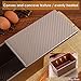 Spmarkt Bread Pan, 13 * 5inch Aluminized Steel Non-Stick Rectangle Pullman Loaf Pan with Lid, Long Sourdough Bread Loaf Pan for Homemade, Deep Bread Tin with Dough Scraper Cutter
