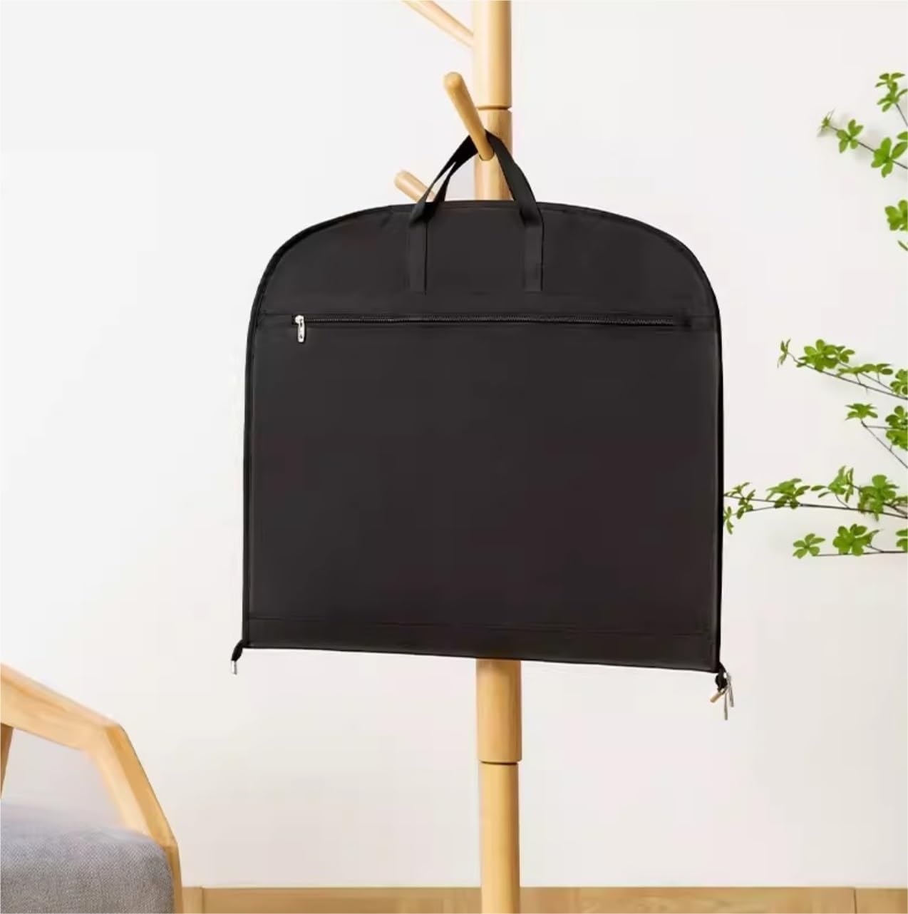 Kleiderhülle Kleidersack Kleidersäcke 2 Stück Kleidersack Reise Faltbar Anzugtasche Für Herren Anzüge Smoking Mäntel Uniform Anzugsack Anzugtasche (Color : Svart, Size : 60 * 138cm)