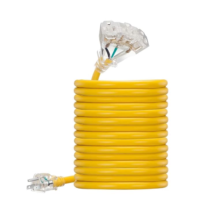 Buy 50 ft 12 Gauge UL Listed Heavy Duty Indoor Outdoor SJTW Lighted