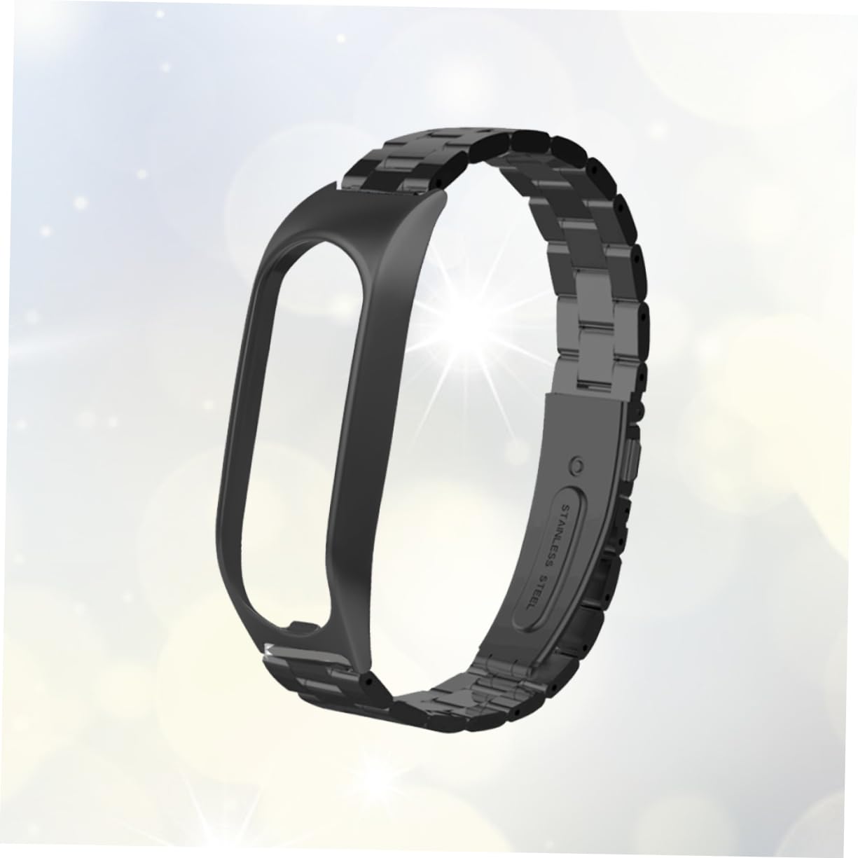 Mikikit 2stücke Ersatzarmband Aus Edelstahl Für Touch Robustes Ergonomisches Design Für Fitnessuhren Kompatibel Mit Touch Cardio Eleganter Stil Für Männer Und Frauen Schwarz