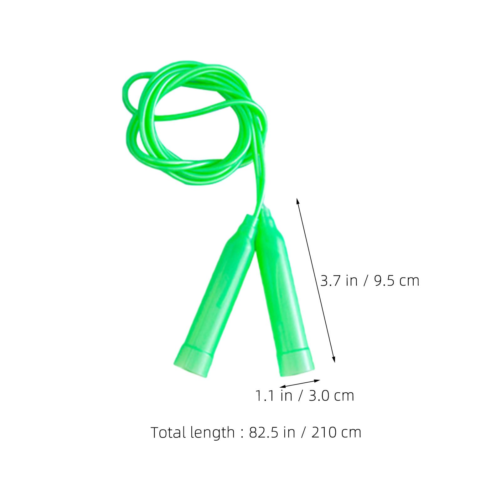 Kisangel 24 corde per saltare per bambini, corde regolabili per saltare per bambini piccoli con maniglia in plastica per feste di compleanno, attività all'aperto, giochi, palestra e allenamento.