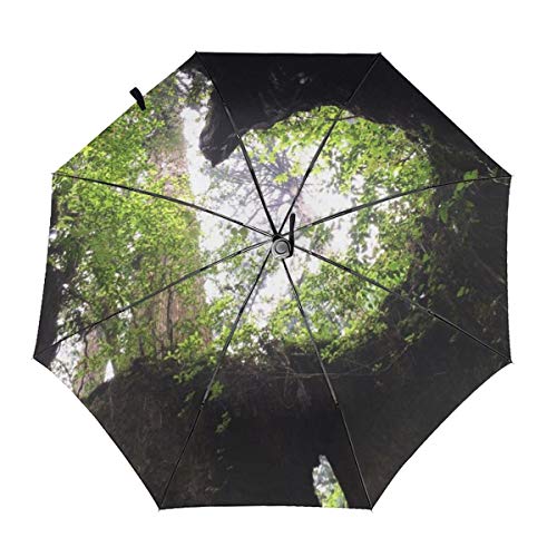 折りたたみ傘 屋久島 ハート型 軽量 ワンタッチ自動開閉 UPF50+ UVカット 耐風構造 日傘 折り式傘 遮光 遮熱 高耐久度 超撥水 梅雨対策 頑丈な8本骨 折り畳み傘 晴雨兼用 男女兼用 収納ポーチ付き