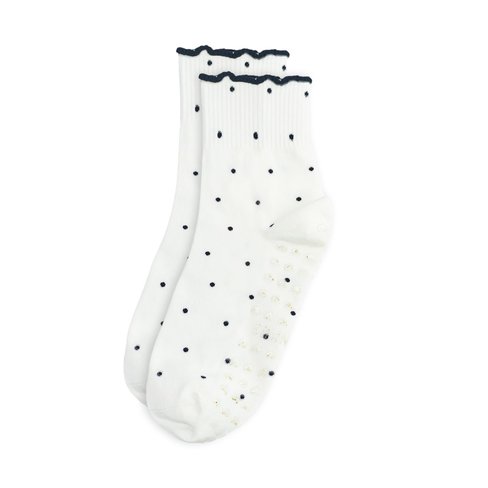 Cute Polka Dot Yoga Socks for Women Fits US Sizes 5-9 Perfect forYoga Pilates Barre and Dance