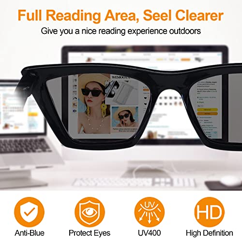 Cat Eye Reading Sunglasses for Women Large Sun Glasses with Full Readers 1.0 1.25 1.5 1.75 to 4.0 UV Protection4