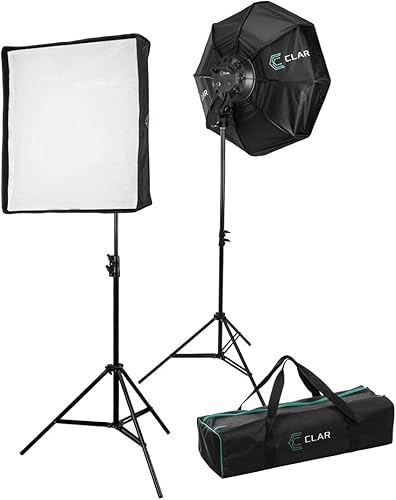 Miniatura 3 de CLAR Kit básico de caja de luz LED de 2 luces