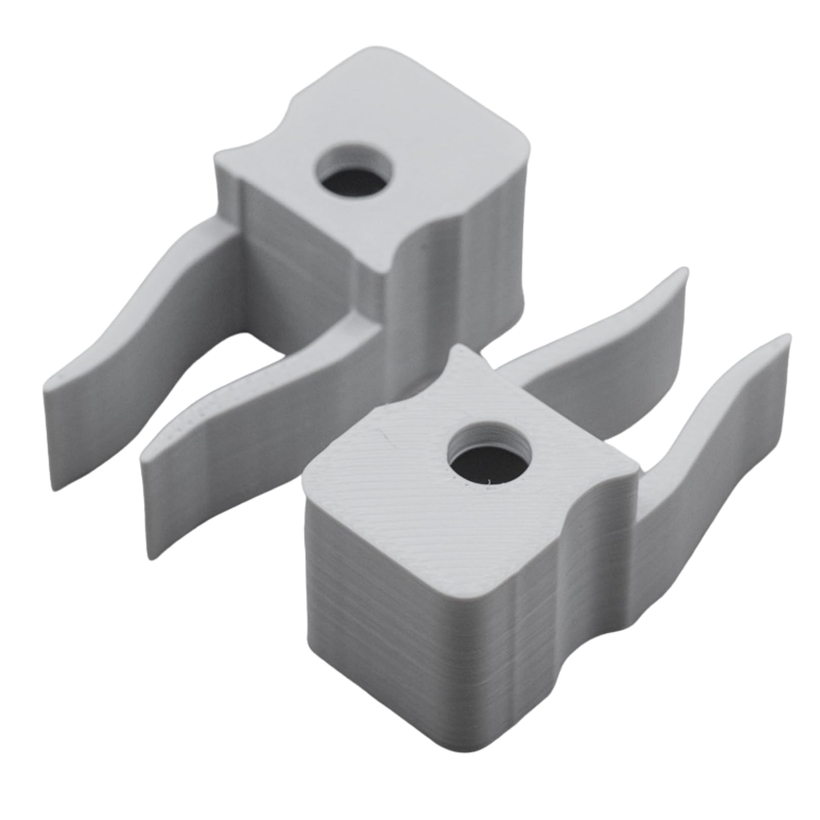 ULEIVA Pack of 2 Replacement Sliding Door Stopper Grey Compatible with IKEA Pax Hasvik Grimo Cabinet Door Stopper 128866 (Grey)