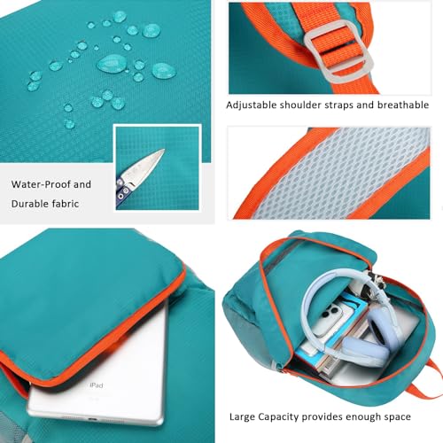 Mochila ligera plegable EKsma para senderismo unisex miniatura 5