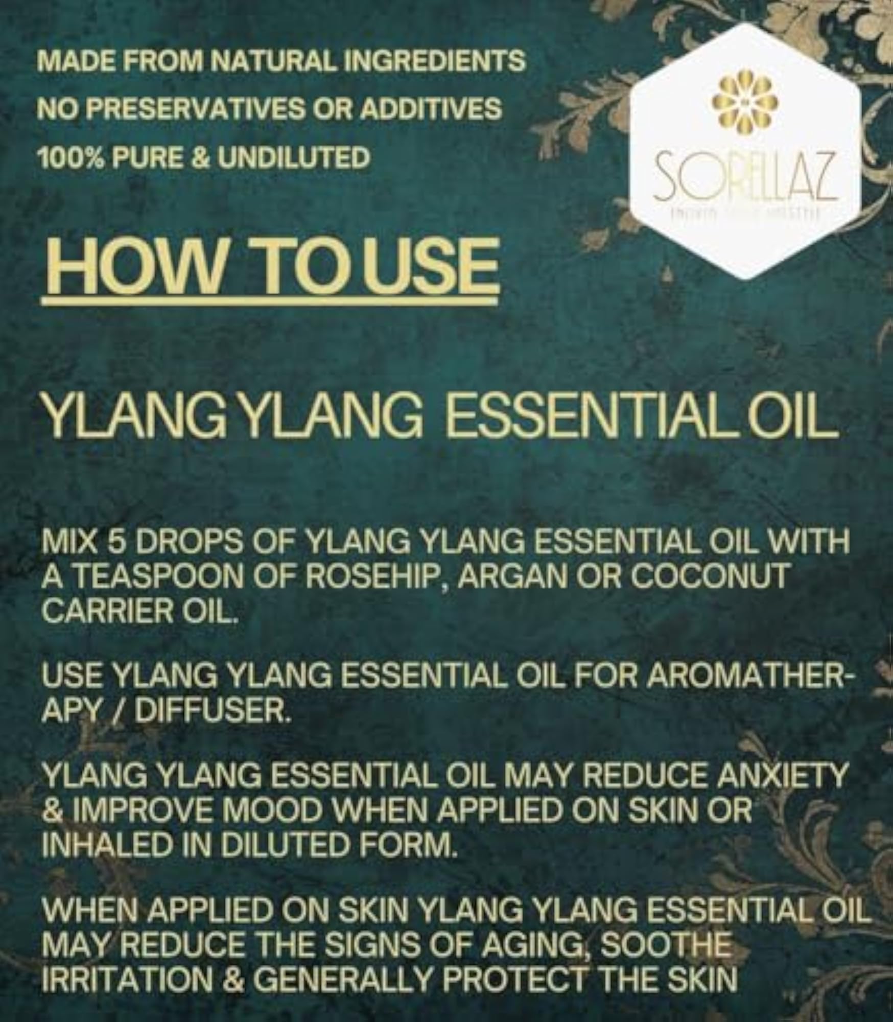 Essential Cananga Odorata 20ml Natural Oil