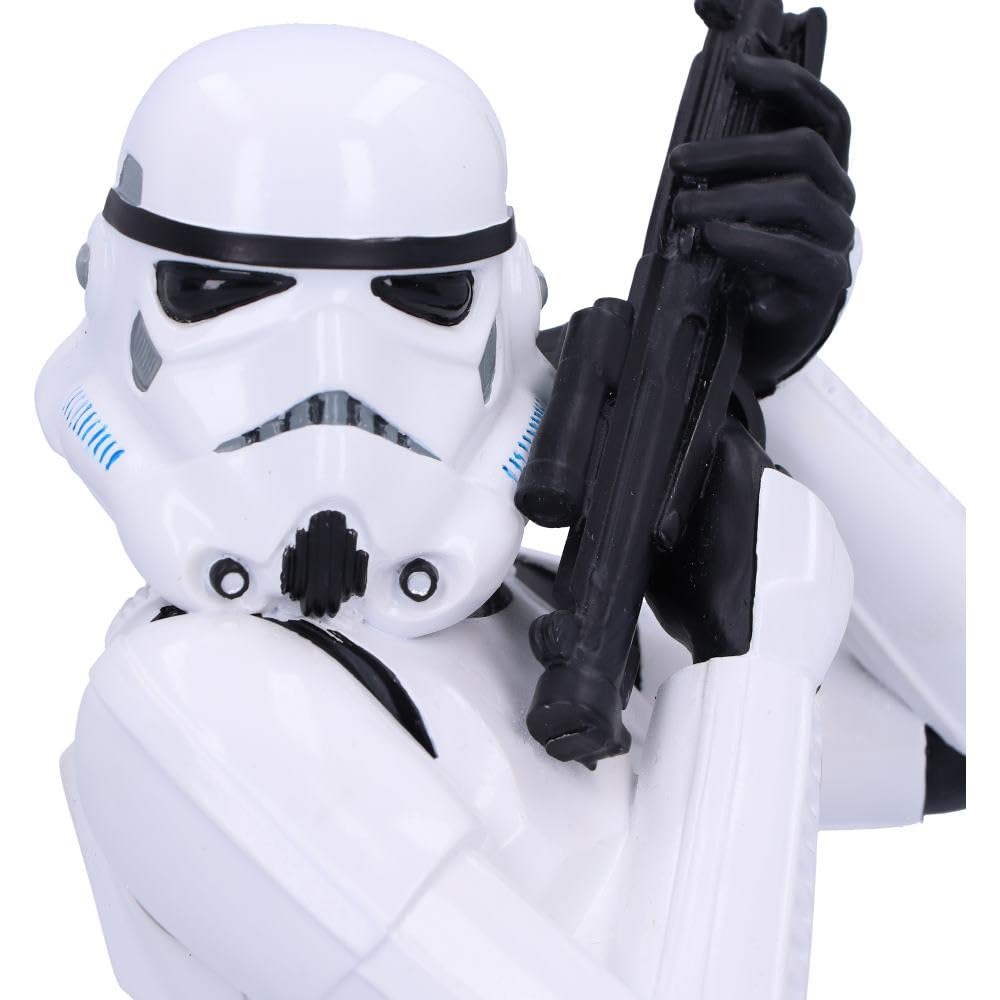 NEMESIS NOW Busto con Licenza Ufficiale Stormtrooper (Piccolo) Bianco, 14,2 cm, 14.2cm