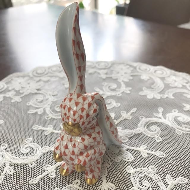 HEREND ヘレンド 立ち耳 うさぎ フィギュリン