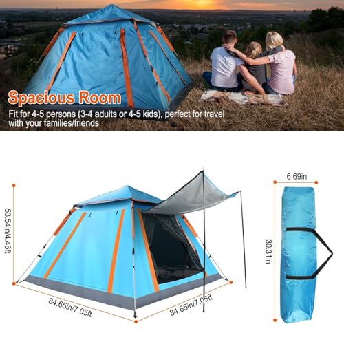 Carpa de Camping Pop-Up para 4-5 Personas miniatura 2