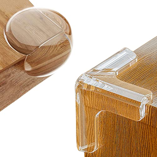 Protector Bordes Bebe, Kit Protector para Esquinas y Bordes, Protector Esquina Mesa, Protector Borde Transparente Mueble para Seguridad Bebe (16 Uds)