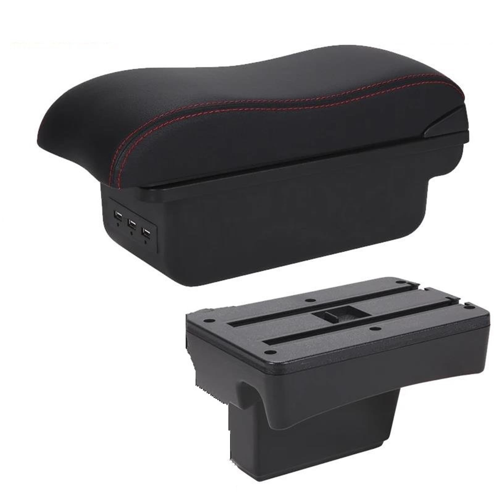 Hjkdsz Type A Storage Console Armrest Boxes Car Interior Center Organizers Accessories For Peugeot 307 Cc For Convertible(Type A)