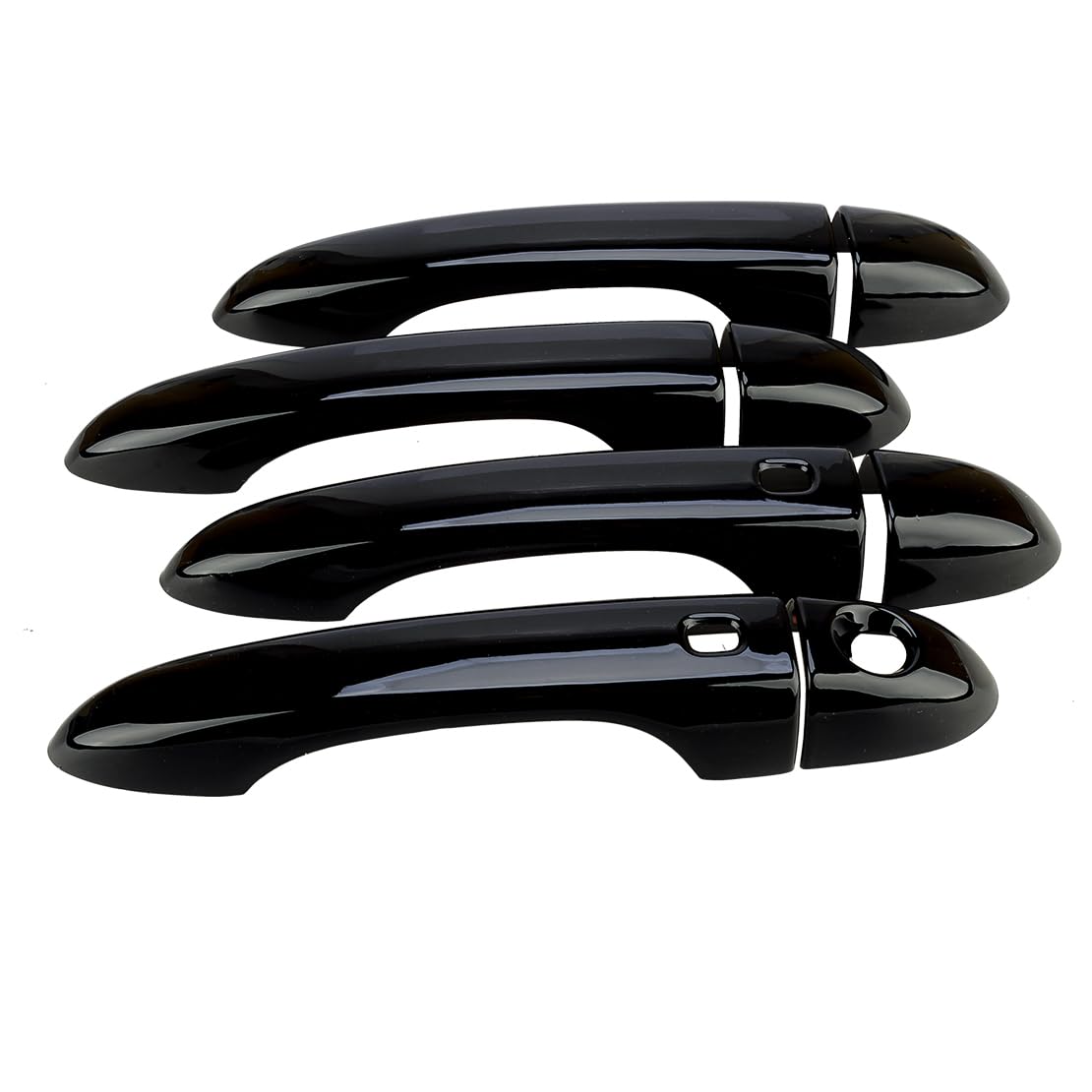 Auto Part - 1 Set Glossy Black Smart Door Handle Cover Trim Fit for Maseratis Ghibli Sedan 2014 2015 2016 2017 2018 2019 2020 2021 2022 2023