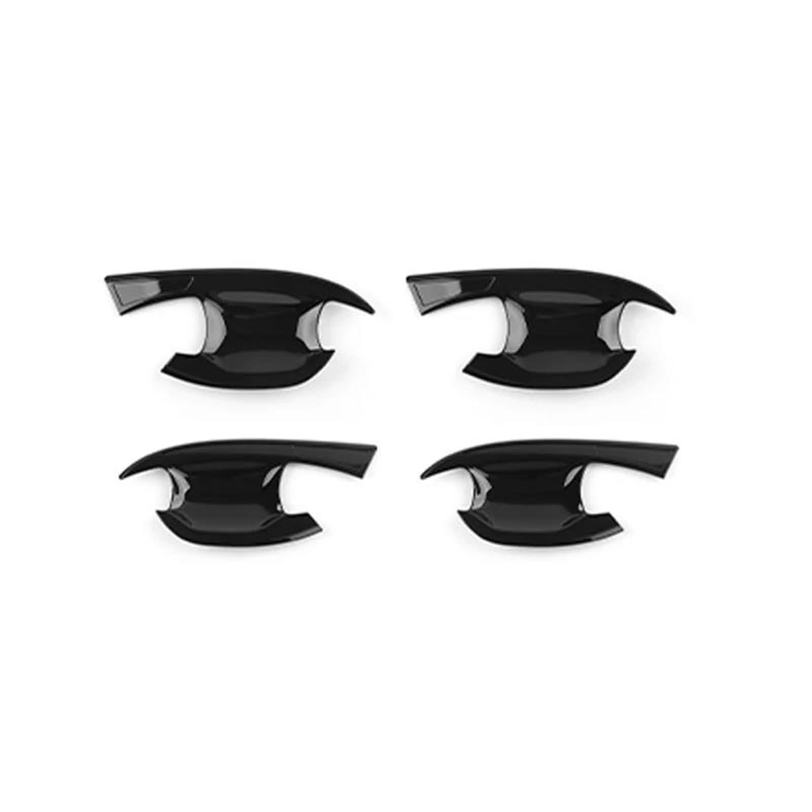 KJHOPY 4 Sets Car Interior and Exterior Door Cup Trim Accessories for Kia for Sportage NQ5 2023-2026(Style 1)